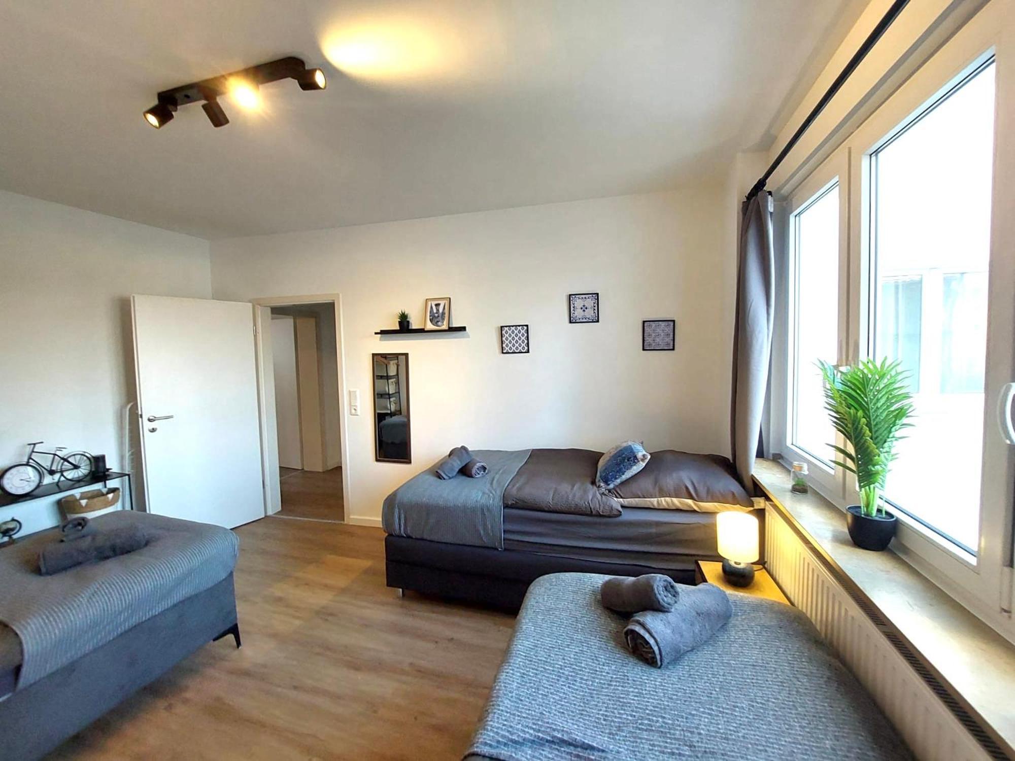 Апартаменты Rtr Essen - Fuer Bis Zu 8 Personen - Voll Ausgestattet - Zentral Limbecker Platz - Messe - Uniklinikum - Smart Tv - Modern Экстерьер фото